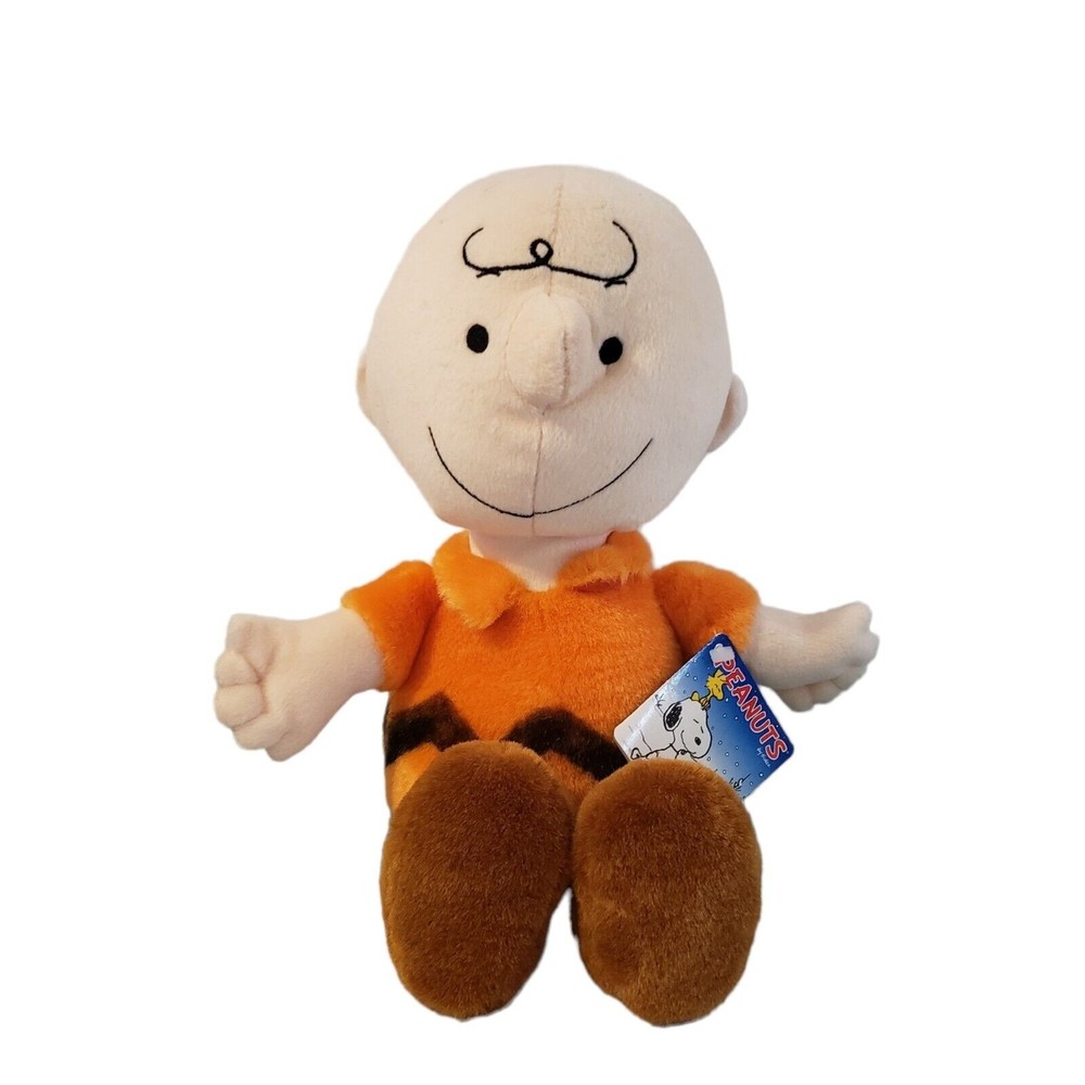 Kohls Cares Charlie Brown Plush 14" Stuffed Doll Toy Peanuts Great used cond